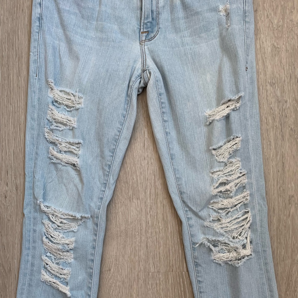 FRAME Le Skinny De Jeanne - Honey Rips - Picture 3 of 9